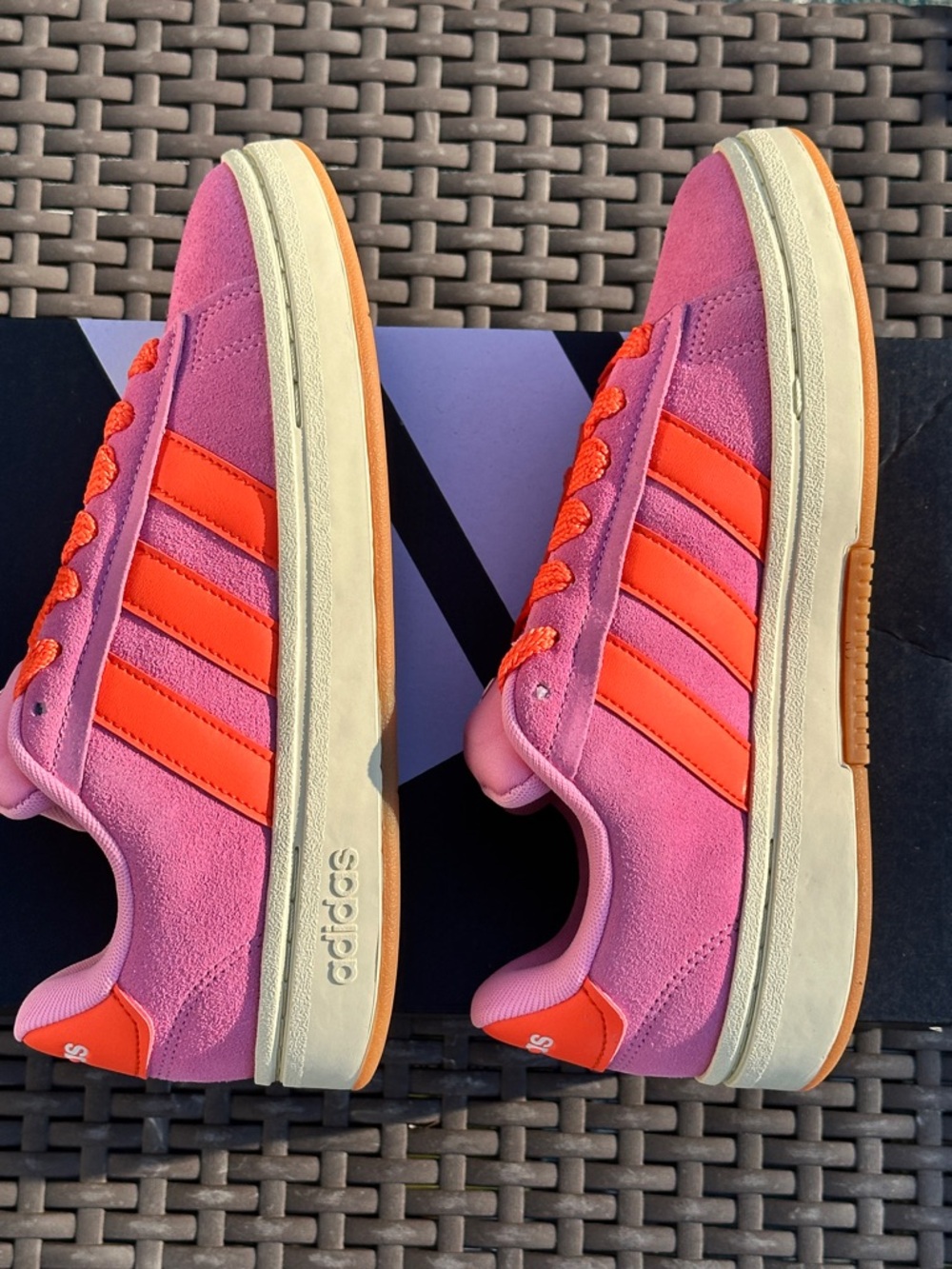 Adidas Grand Court Alpha Pink Casual Sneaker Womens 7.5 | 8 | 8.5 | 9 | 9.5 NEW - Picture 11 of 13